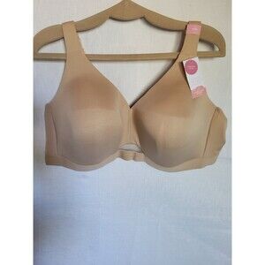 Lane Bryant Cacique Cafe Mocha Comfort Bliss Underwire Bra 48 DD NWT